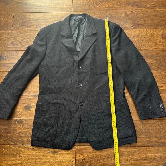 Ermenegildo Zegna cashmere sport coat jacket collar button front large - Picture 12 of 15